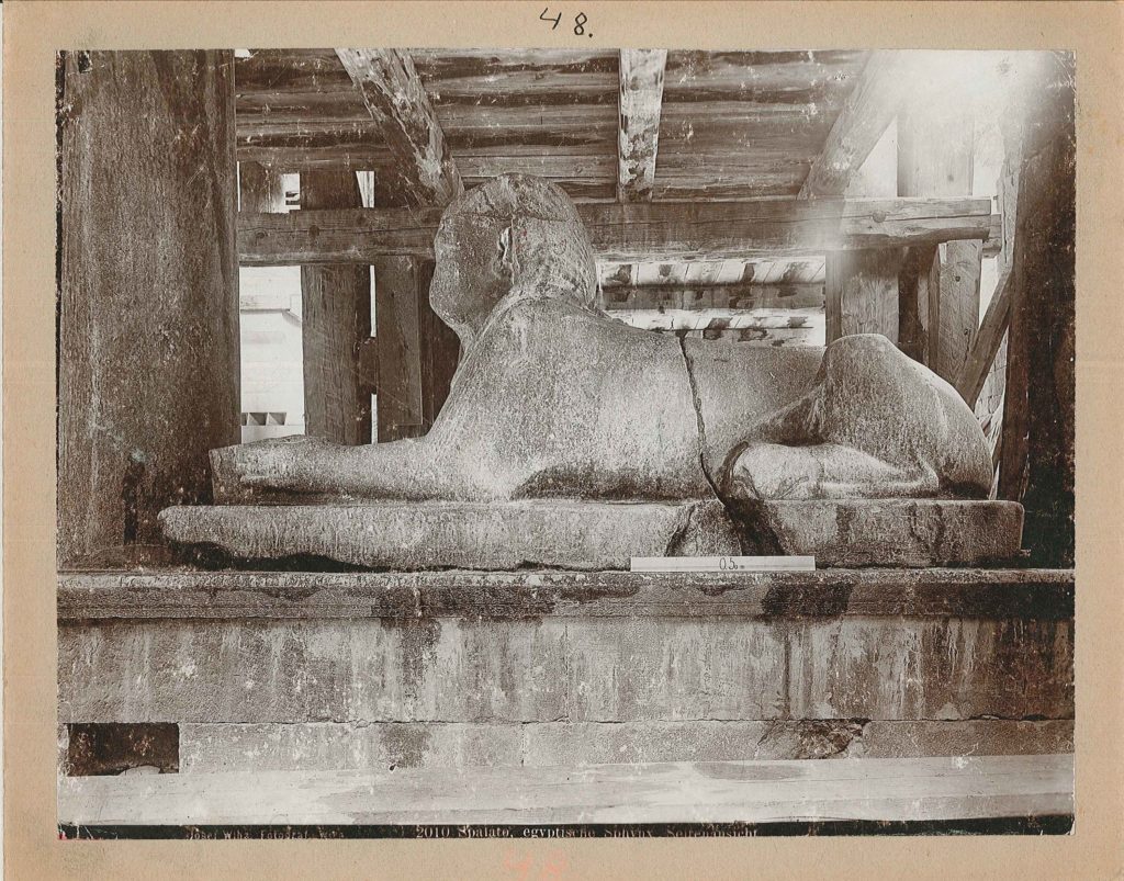 Wlha, Josef, Egyptian Sphinx in Split (c. 1890); Institute of Art History Zagreb, Ljubo Karaman Archive